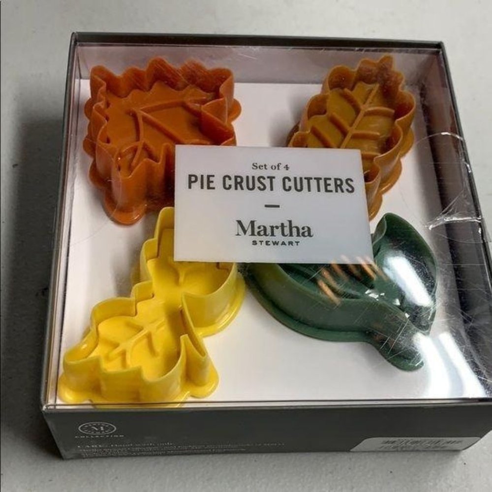 Martha Stewart Collection Pie Crust Cutters - TWO SETS OF FOUR